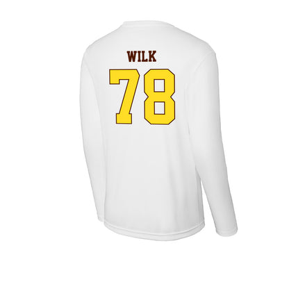 Western Michigan - NCAA Football : Jacob Wilk - Activewear Long Sleeve T-Shirt-1