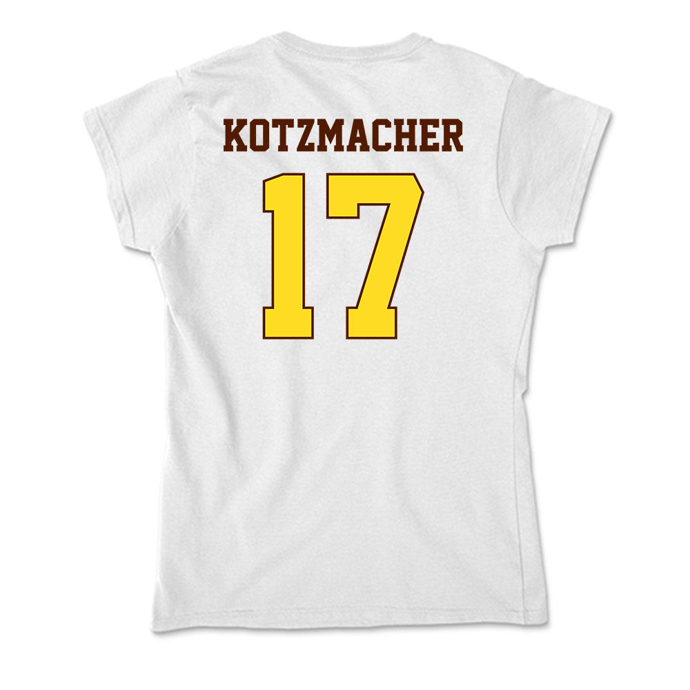 Western Michigan - NCAA Softball : Kendall Kotzmacher - Soft Style Women’s T-Shirt-1