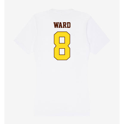 Western Michigan - NCAA Men's Basketball : Hudson Ward - Women's V-Neck T-Shirt-1