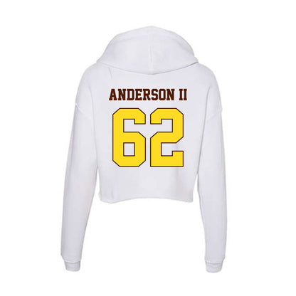 Western Michigan - NCAA Football : Raheem Anderson II - Women's Crop Fleece Hoodie-1