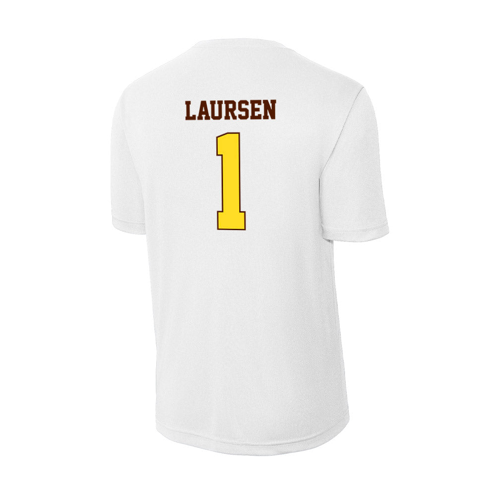 Western Michigan - NCAA Men's Ice Hockey : Kirk Laursen - Activewear T-Shirt-1