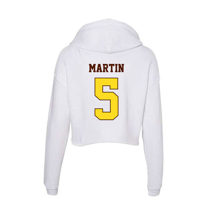 Western Michigan - NCAA Women's Soccer : Drew Martin - Women's Crop Fleece Hoodie-1