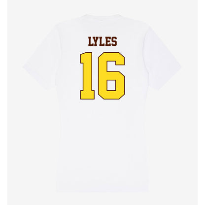 Western Michigan - NCAA Football : Jaden Lyles - Women's V-Neck T-Shirt-1