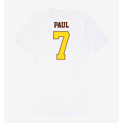 Western Michigan - NCAA Football : Isaiah Paul - Women's V-Neck T-Shirt-1