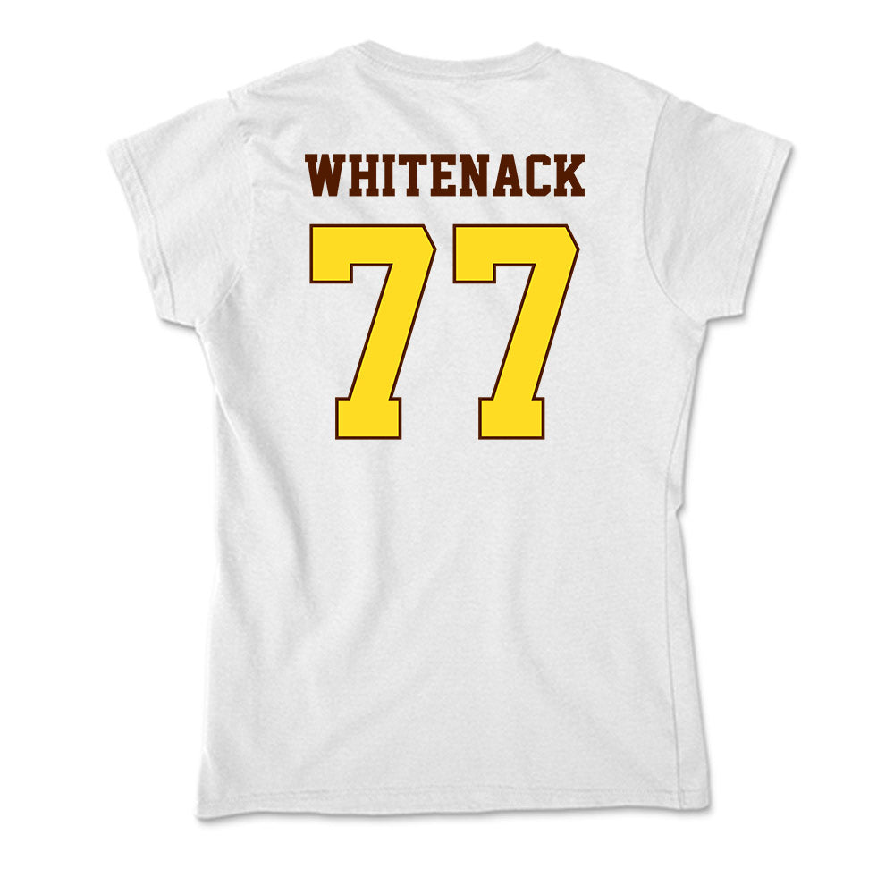 Western Michigan - NCAA Football : Hunter Whitenack - Soft Style Women’s T-Shirt-1