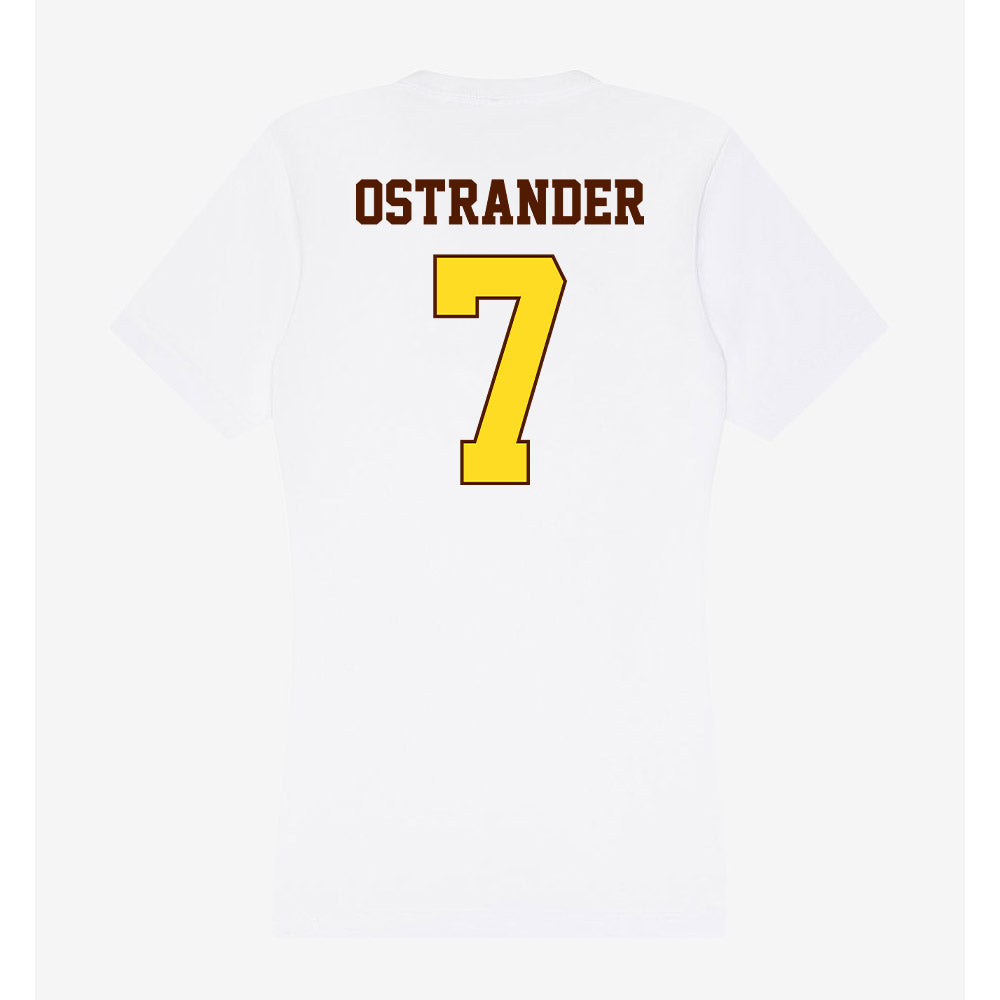 Western Michigan - NCAA Baseball : Connor Ostrander - Women's V-Neck T-Shirt-1