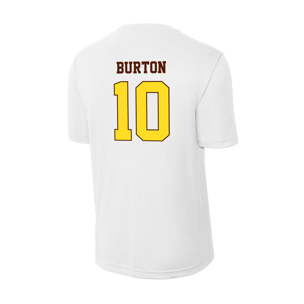 Western Michigan - NCAA Men's Basketball : Max Burton - Activewear T-Shirt-1
