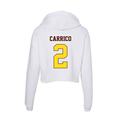 Western Michigan - NCAA Women's Soccer : Kate Carrico - Women's Crop Fleece Hoodie-1