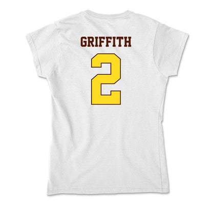 Western Michigan - NCAA Men's Basketball : Jalen Griffith - Soft Style Women’s T-Shirt-1