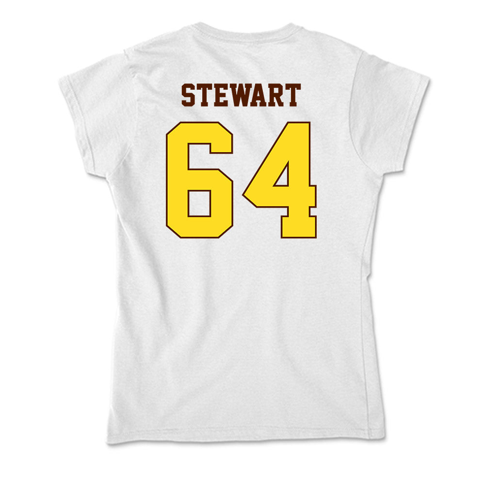 Western Michigan - NCAA Football : Race Stewart - Soft Style Women’s T-Shirt-1
