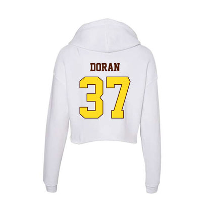 Western Michigan - NCAA Baseball : Turner Doran - Women's Crop Fleece Hoodie-1