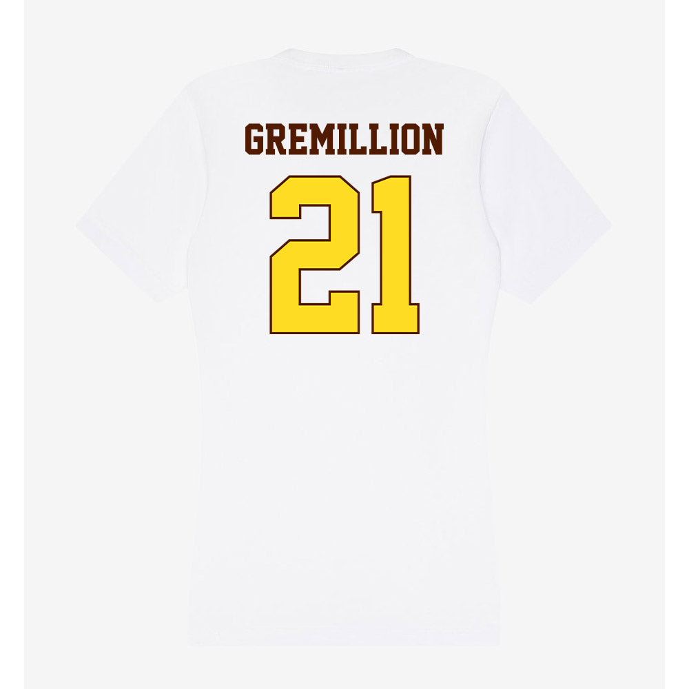Western Michigan - NCAA Softball : Jensen Gremillion - Women's V-Neck T-Shirt-1