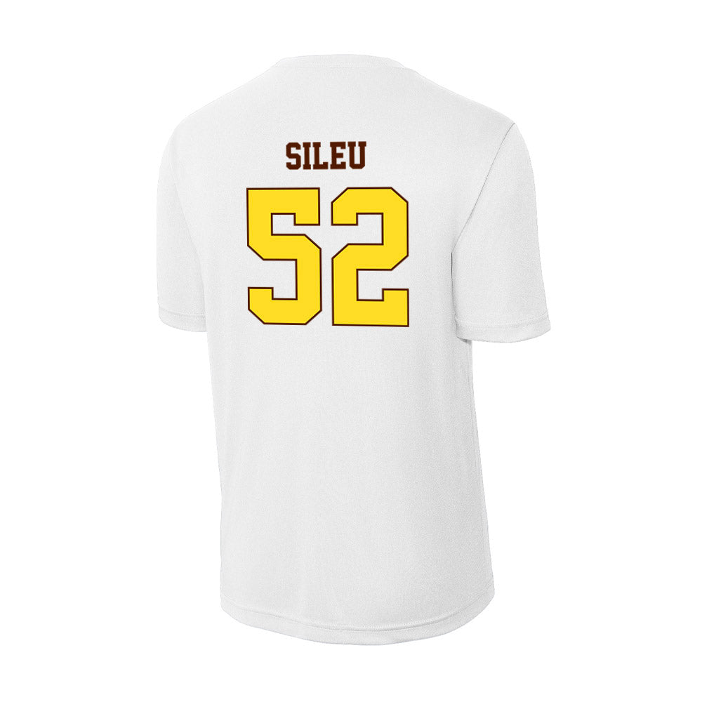 Western Michigan - NCAA Men's Basketball : Junior Sileu - Activewear T-Shirt-1
