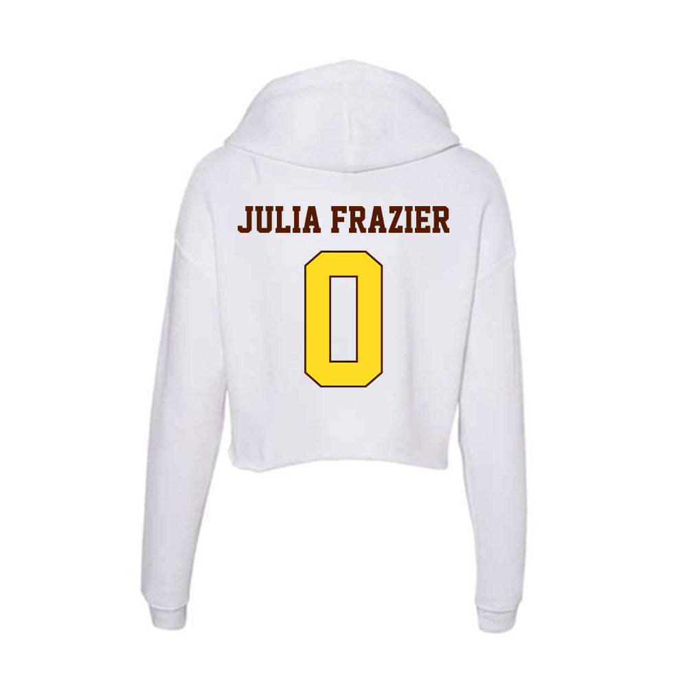 Western Michigan - NCAA Women's Tennis : Julia Julia Frazier - Women's Crop Fleece Hoodie-1