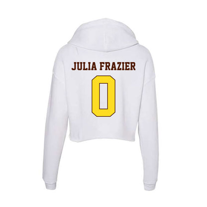 Western Michigan - NCAA Women's Tennis : Julia Julia Frazier - Women's Crop Fleece Hoodie-1