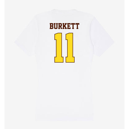 Western Michigan - NCAA Men's Soccer : Connor Burkett - Women's V-Neck T-Shirt-1