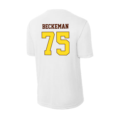 Western Michigan - NCAA Football : Spencer Beckeman - Activewear T-Shirt-1