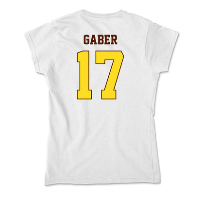 Western Michigan - NCAA Baseball : Reese Gaber - Soft Style Women’s T-Shirt-1