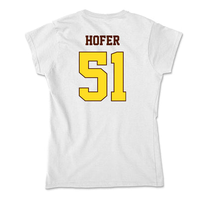 Western Michigan - NCAA Football : John Hofer - Soft Style Women’s T-Shirt-1