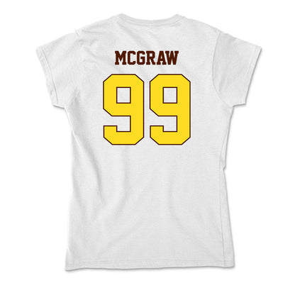 Western Michigan - NCAA Football : Rodney McGraw - Soft Style Women’s T-Shirt-1