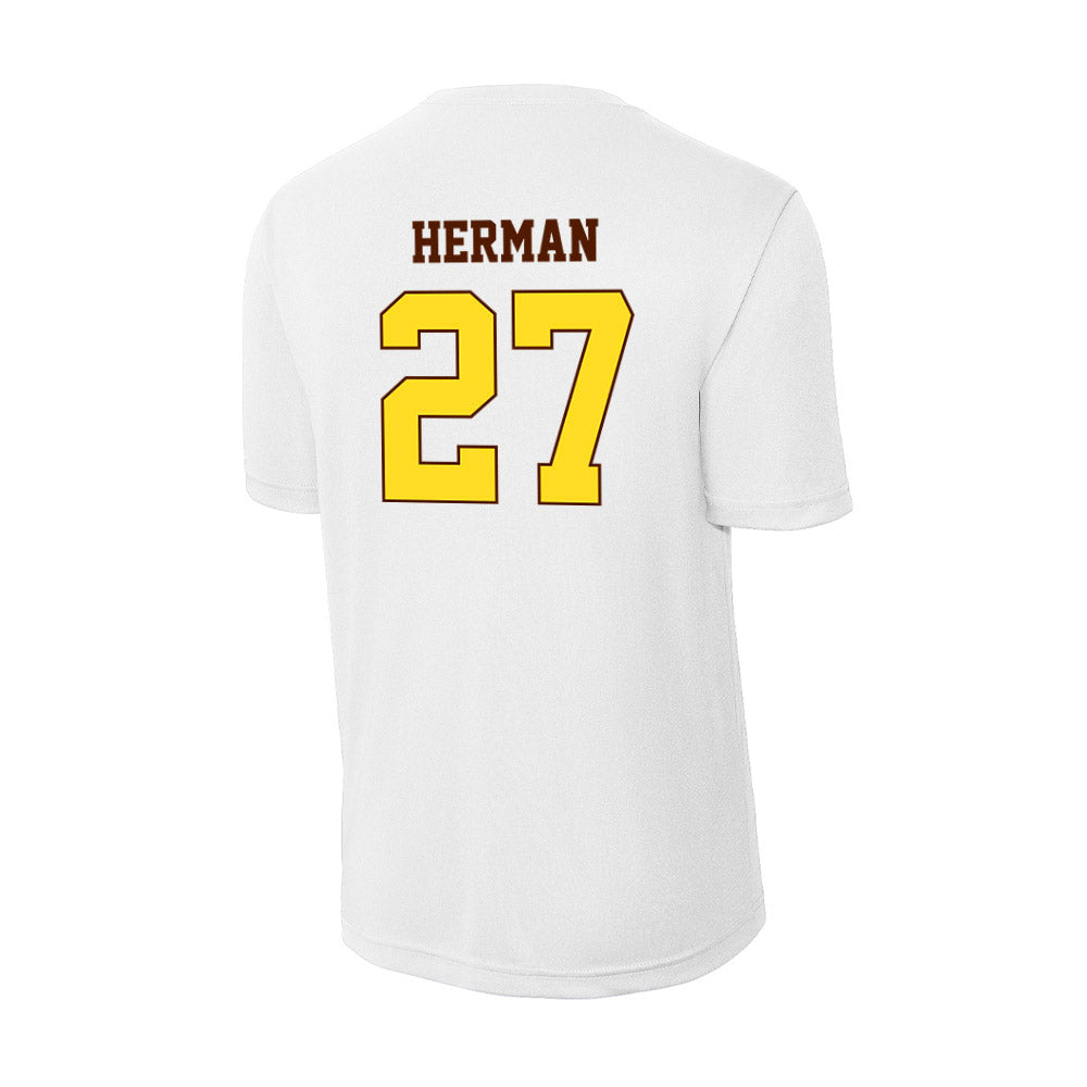 Western Michigan - NCAA Softball : Hannah Herman - Activewear T-Shirt-1