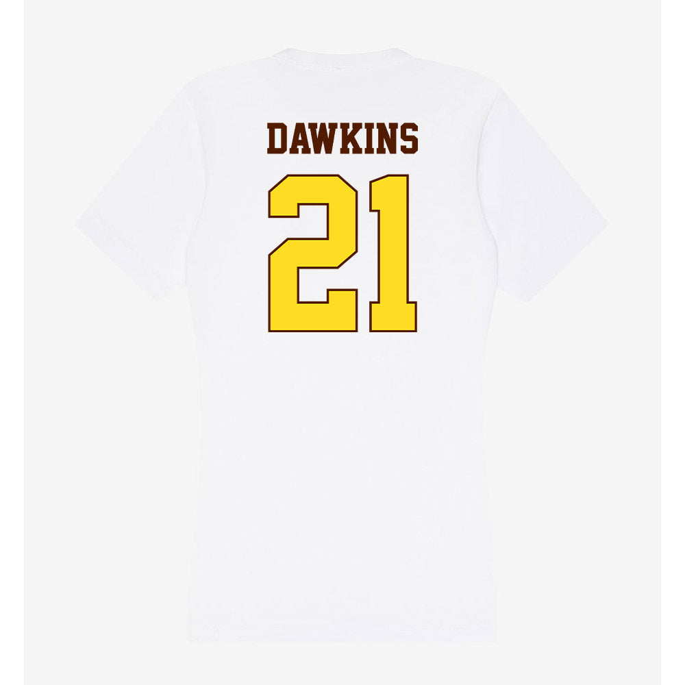 Western Michigan - NCAA Football : Chase Dawkins - Women's V-Neck T-Shirt-1