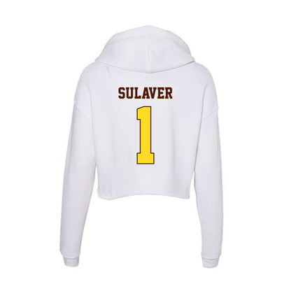 Western Michigan - NCAA Women's Soccer : Reagan Sulaver - Women's Crop Fleece Hoodie-1