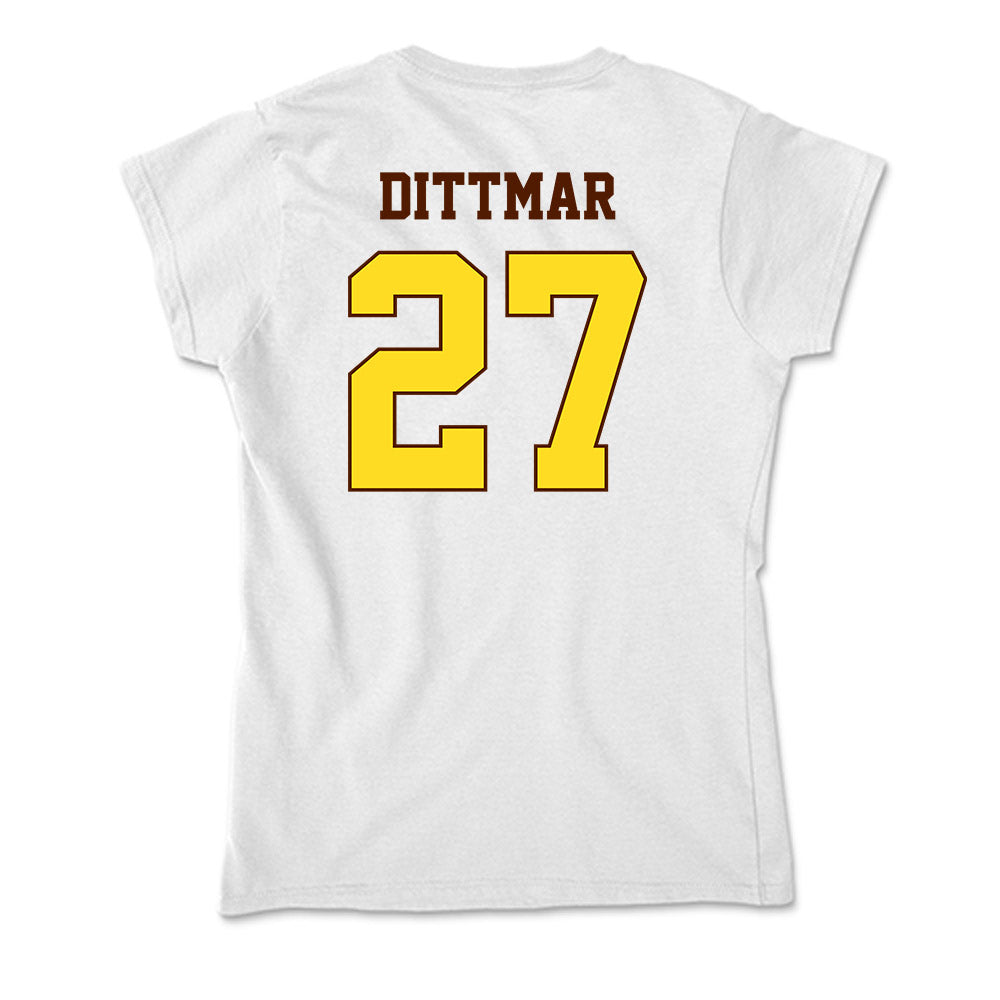 Western Michigan - NCAA Softball : Riley Dittmar - Soft Style Women’s T-Shirt-1