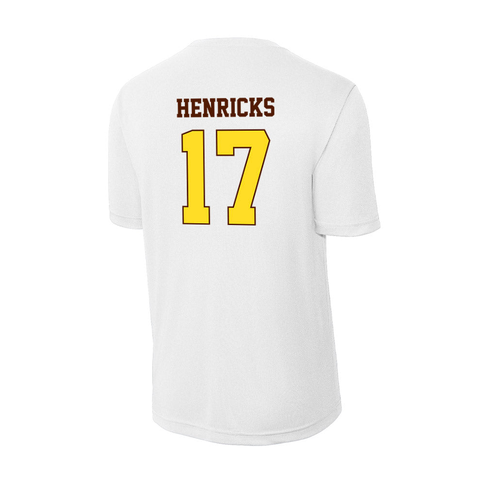 Western Michigan - NCAA Men's Ice Hockey : Ty Henricks - Activewear T-Shirt-1