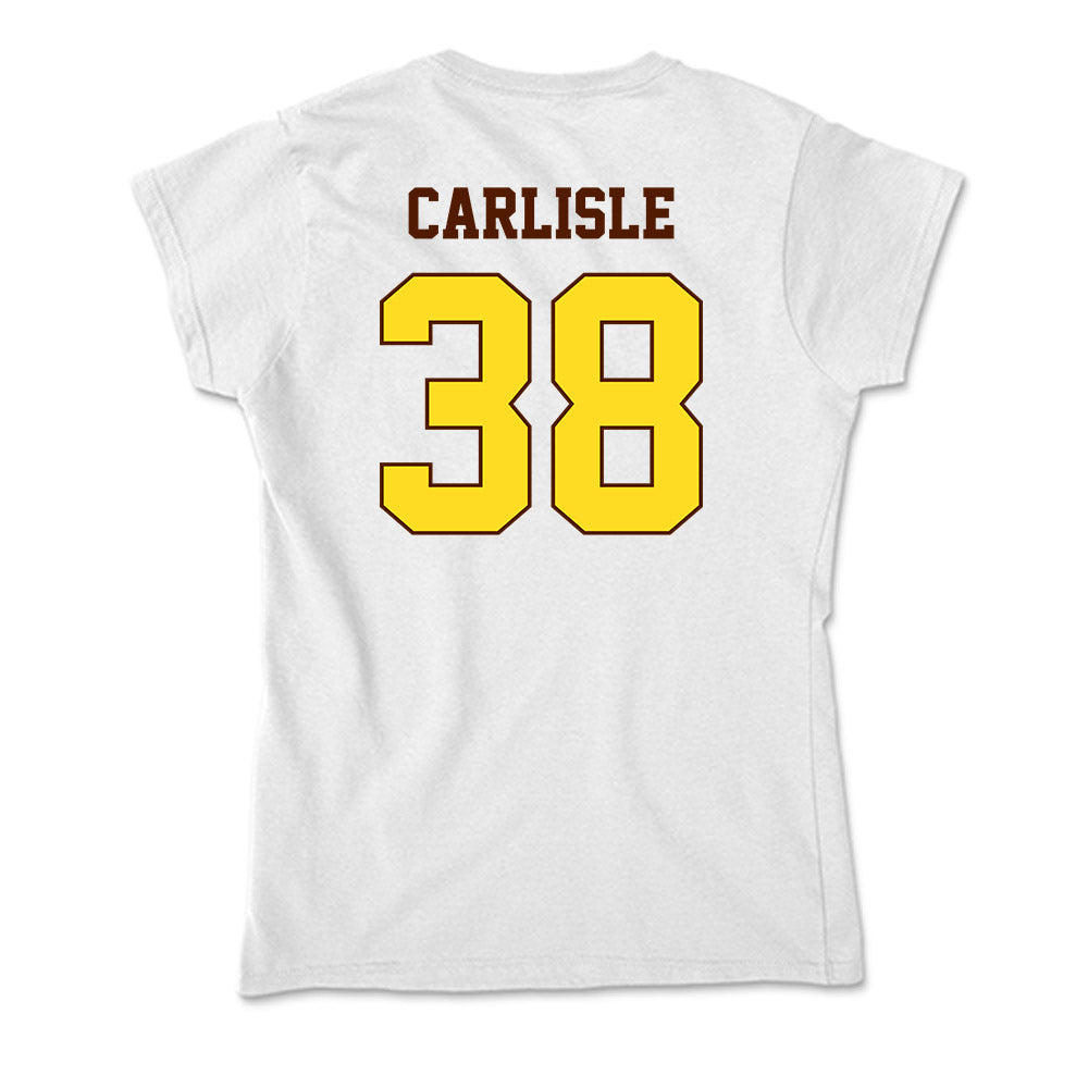 Western Michigan - NCAA Baseball : Sam Carlisle - Soft Style Women’s T-Shirt-1