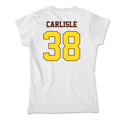 Western Michigan - NCAA Baseball : Sam Carlisle - Soft Style Women’s T-Shirt-1