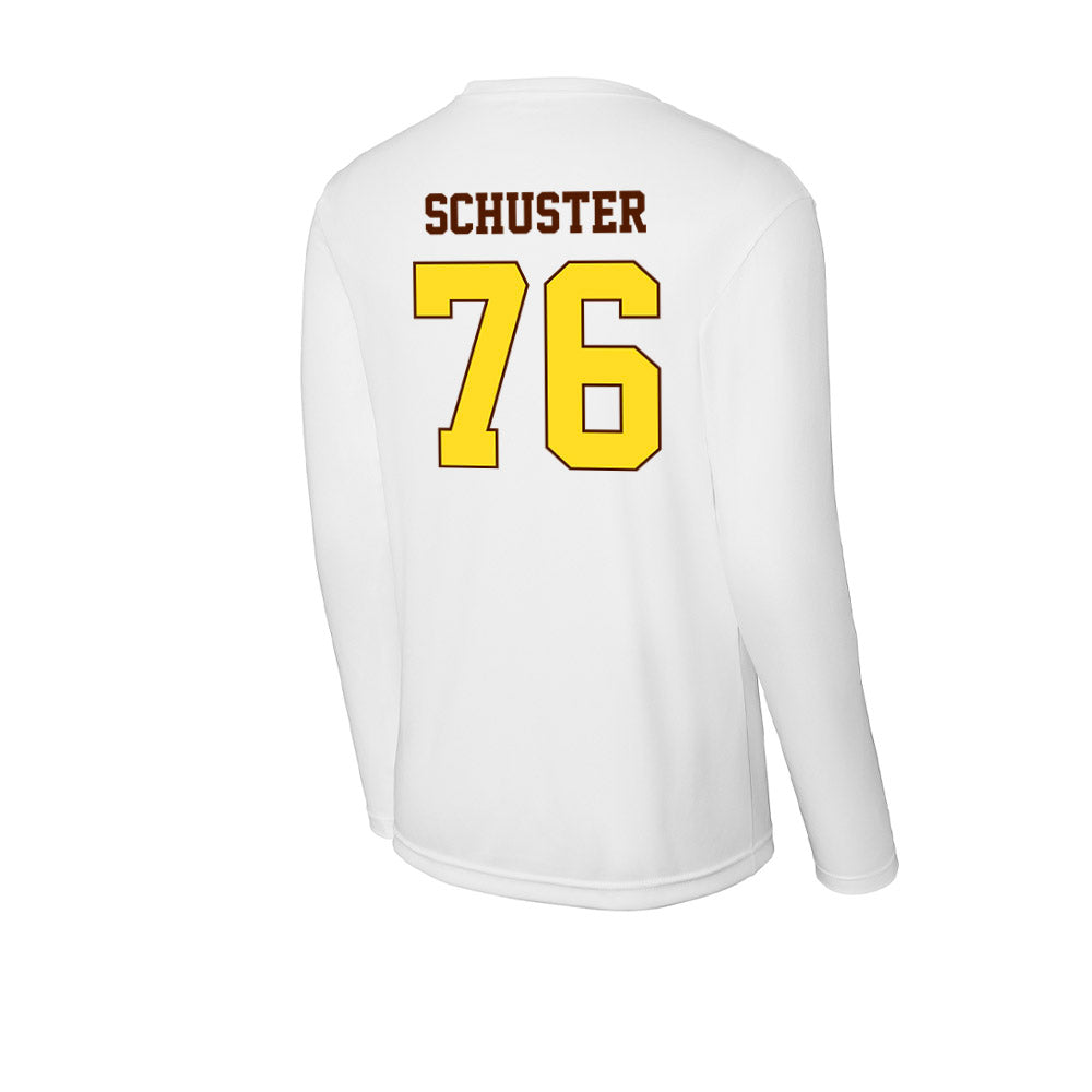 Western Michigan - NCAA Football : Chad Schuster - Activewear Long Sleeve T-Shirt-1