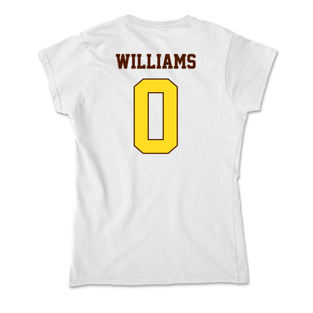 Western Michigan - NCAA Football : Talique Williams - Soft Style Women’s T-Shirt-1