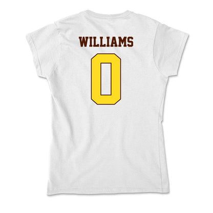 Western Michigan - NCAA Football : Talique Williams - Soft Style Women’s T-Shirt-1