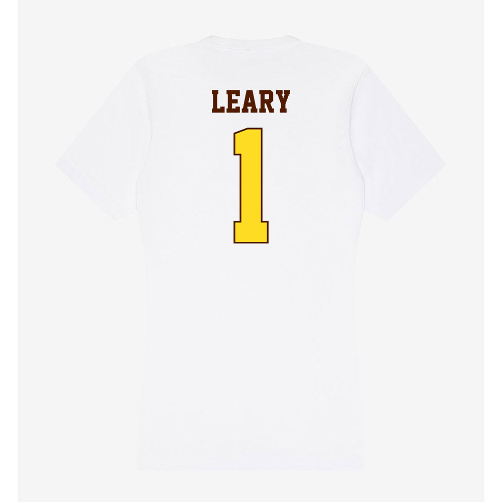 Western Michigan - NCAA Football : Christian Leary - Women's V-Neck T-Shirt-1