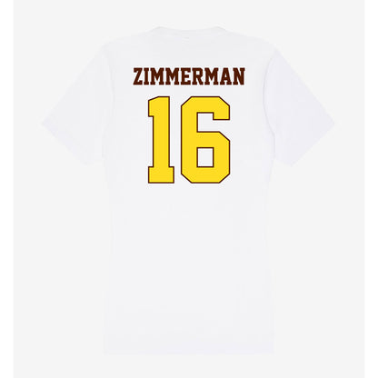 Western Michigan - NCAA Women's Volleyball : Briawna Zimmerman - Women's V-Neck T-Shirt-1