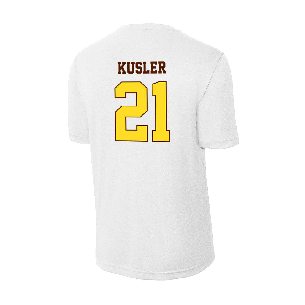 Western Michigan - NCAA Men's Ice Hockey : Ryan Kusler - Activewear T-Shirt-1