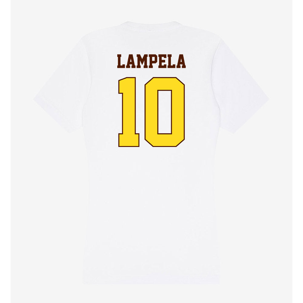 Western Michigan - NCAA Softball : Emily Lampela - Women's V-Neck T-Shirt-1
