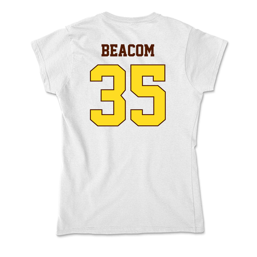 Western Michigan - NCAA Football : Anthony Beacom - Soft Style Women’s T-Shirt-1