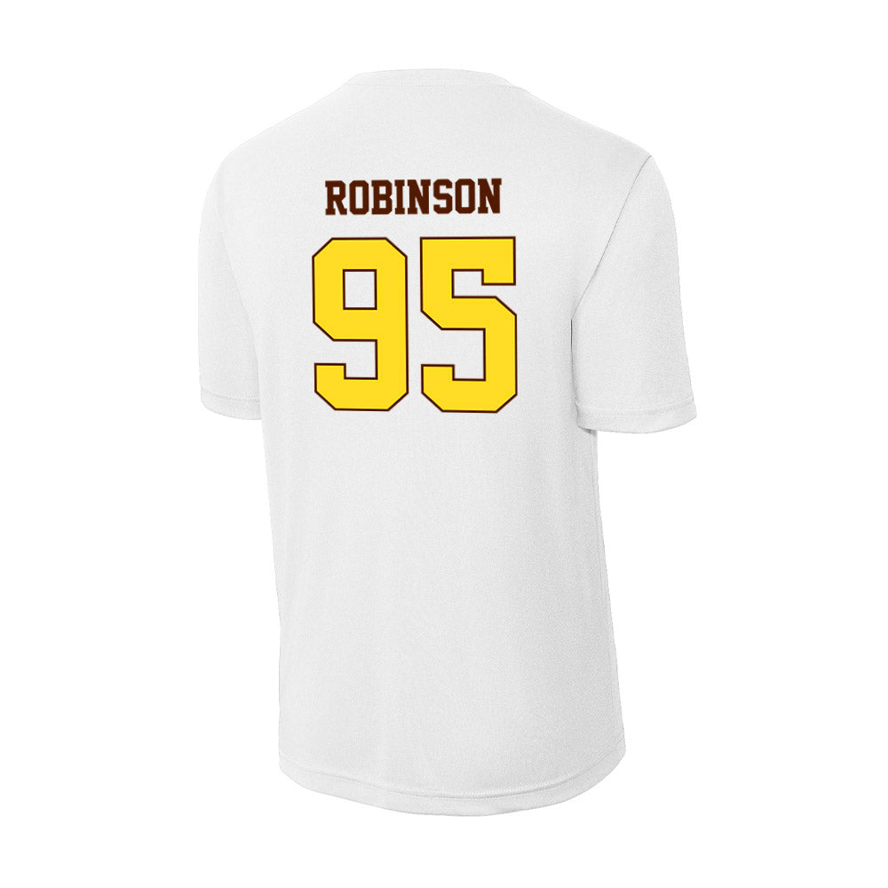 Western Michigan - NCAA Football : DeShawn Robinson - Activewear T-Shirt-1