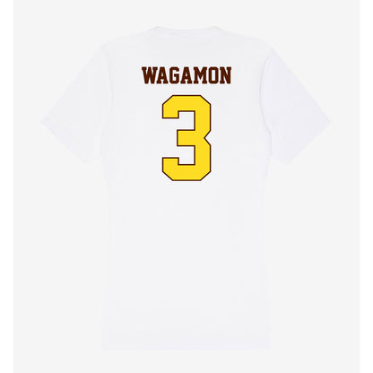 Western Michigan - NCAA Women's Soccer : RJ Wagamon - Women's V-Neck T-Shirt-1