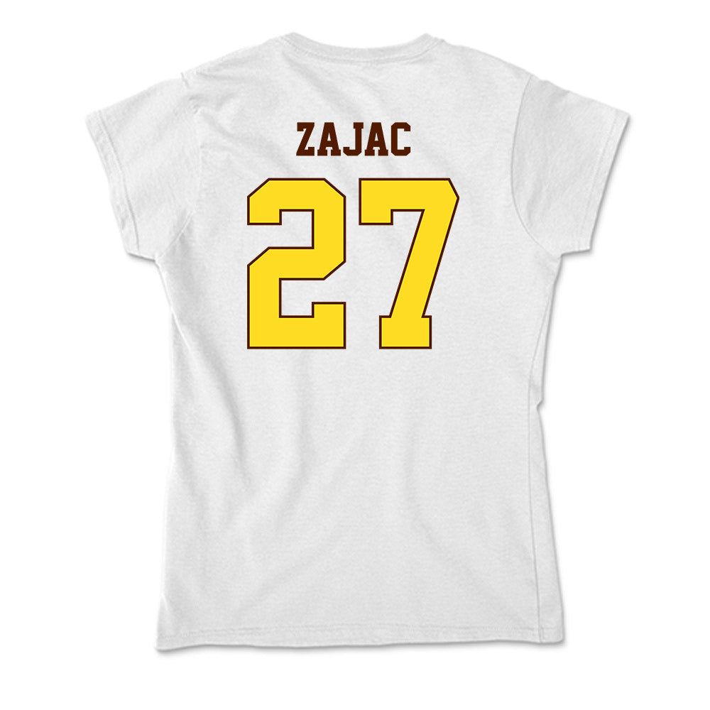 Western Michigan - NCAA Baseball : Nolan Zajac - Soft Style Women’s T-Shirt-1