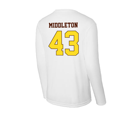 Western Michigan - NCAA Baseball : Cooper Middleton - Activewear Long Sleeve T-Shirt-1