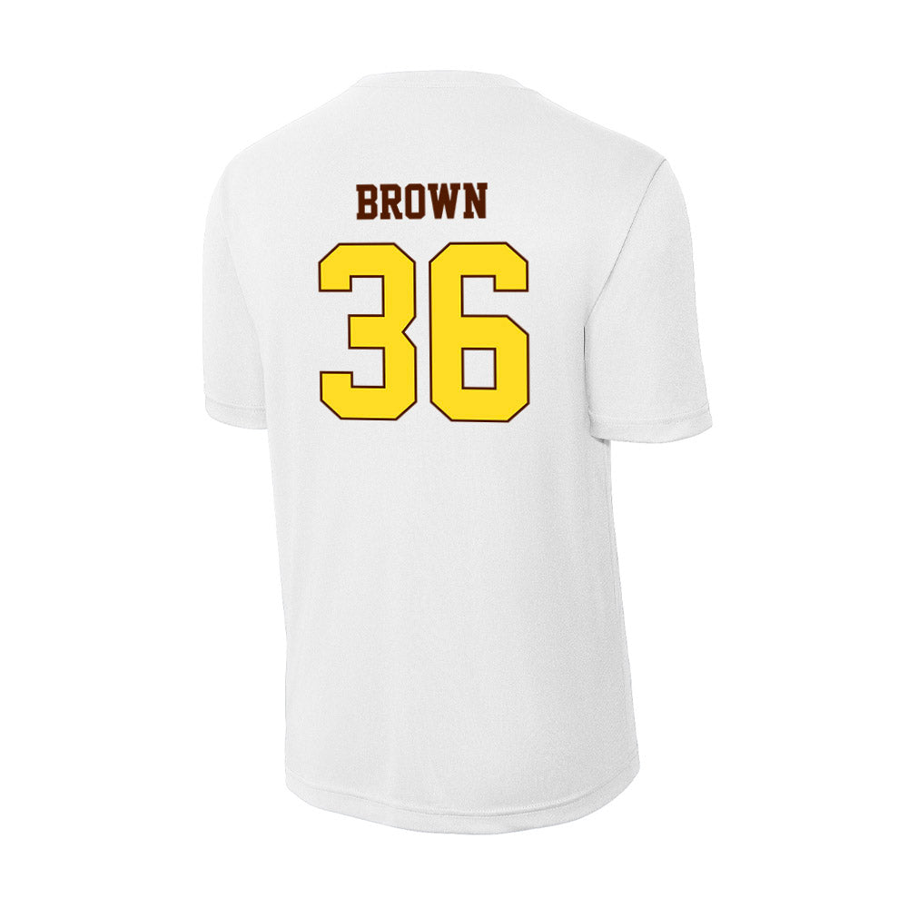 Western Michigan - NCAA Football : Freddy Brown - Activewear T-Shirt-1