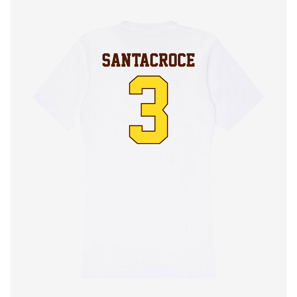 Western Michigan - NCAA Men's Soccer : Giuseppe Santacroce - Women's V-Neck T-Shirt-1