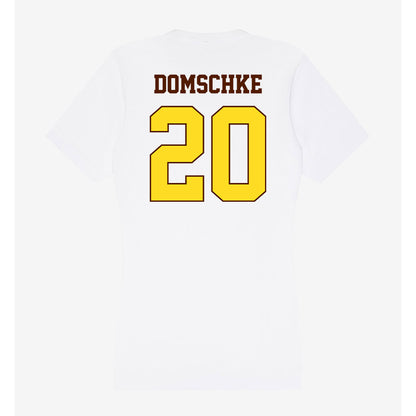 Western Michigan - NCAA Football : Palmer Domschke - Women's V-Neck T-Shirt-1