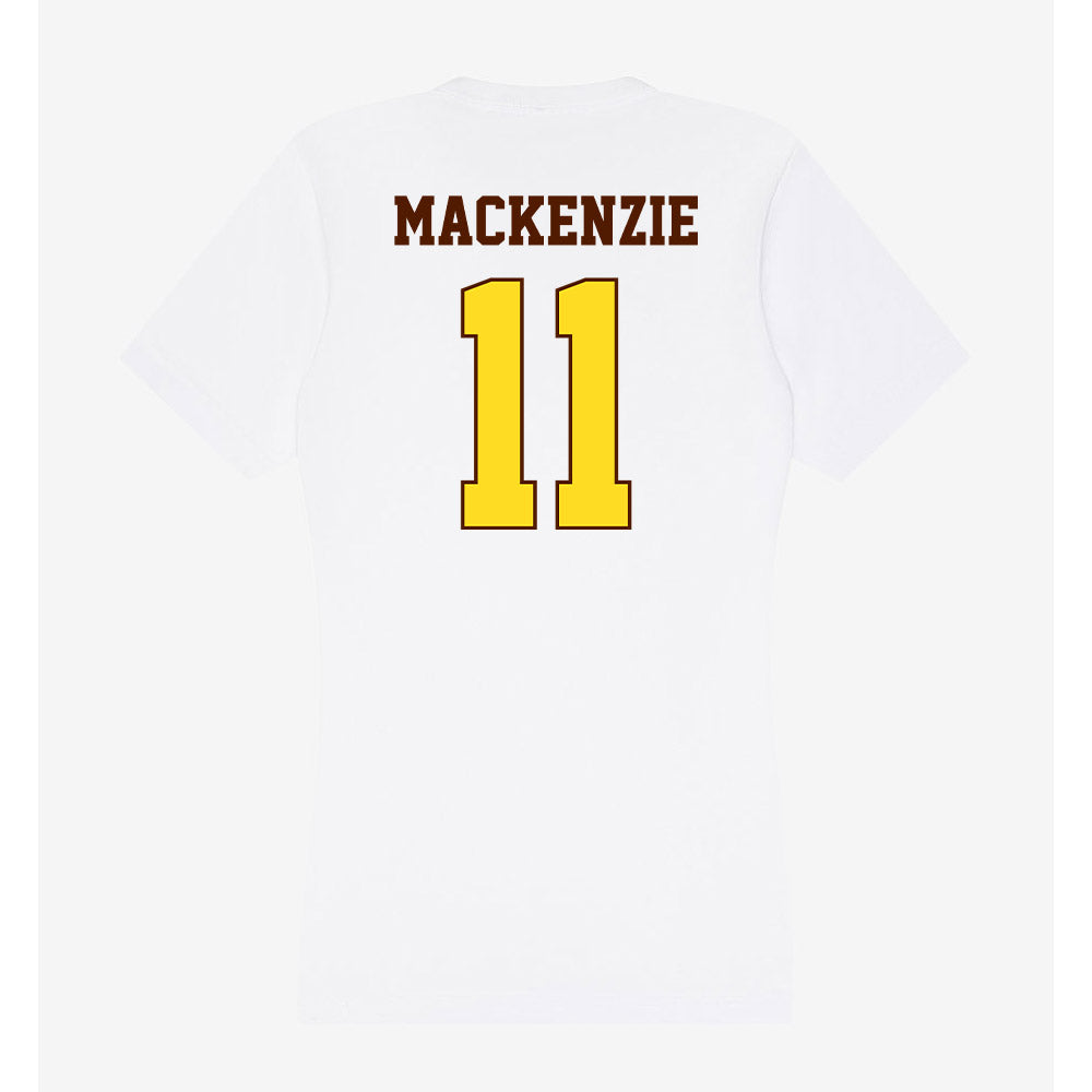 Western Michigan - NCAA Men's Ice Hockey : Tyler MacKenzie - Women's V-Neck T-Shirt-1