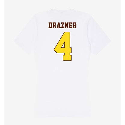 Western Michigan - NCAA Men's Ice Hockey : Robby Drazner - Women's V-Neck T-Shirt-1