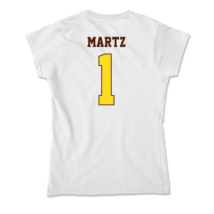 Western Michigan - NCAA Softball : Corinne Martz - Soft Style Women’s T-Shirt-1