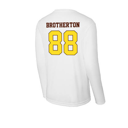 Western Michigan - NCAA Football : Ryan Brotherton - Activewear Long Sleeve T-Shirt-1